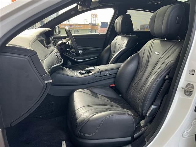 Sクラス S63 ロング 禁煙 ナビ Burmester パノラミックルーフ 全方位モニ フルセグ BTオーディオ HUD BSM パドルシフト コンビハンドル 電子P シートヒーター ベンチレーション レーダーセーフティ(17枚目)