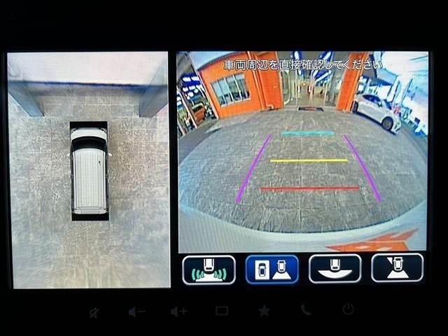 スペーシアカスタム ハイブリッドXS 全方位モニタ 純正9型ナビ セーフティサポート ETC 両電スラ 純正マット・バイザ BT フルセグ LEDヘッド アダプティブクルーズ USBソケット コンビシート フォグ シートヒータ(4枚目)