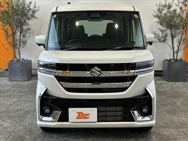 スペーシアカスタム ハイブリッドXS 全方位モニタ 純正9型ナビ セーフティサポート ETC 両電スラ 純正マット・バイザ BT フルセグ LEDヘッド アダプティブクルーズ USBソケット コンビシート フォグ シートヒータ(9枚目)