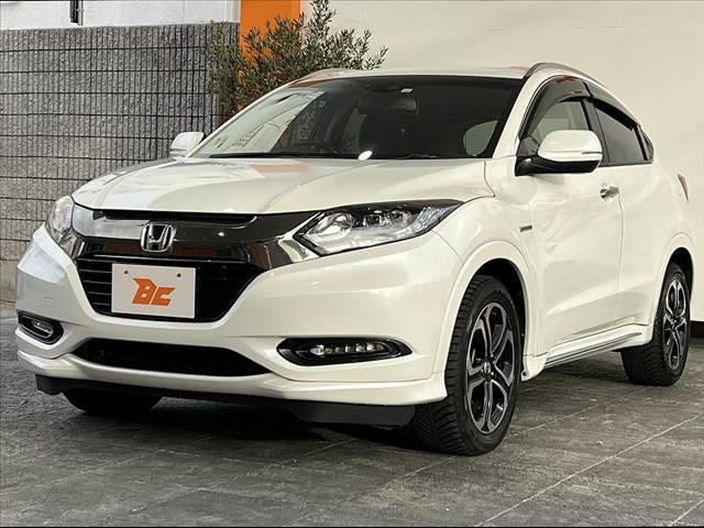 ヴェゼル ハイブリッドZ・ホンダセンシング 禁煙 8型ナビ BTオーディオ DVD Bモニ フルセグ ステリモ パドルシフト LED フォグ ETC Pガラス ルーフレール シートヒータ ブレーキホールド Aライト コンビシート レザーハンドル(10枚目)