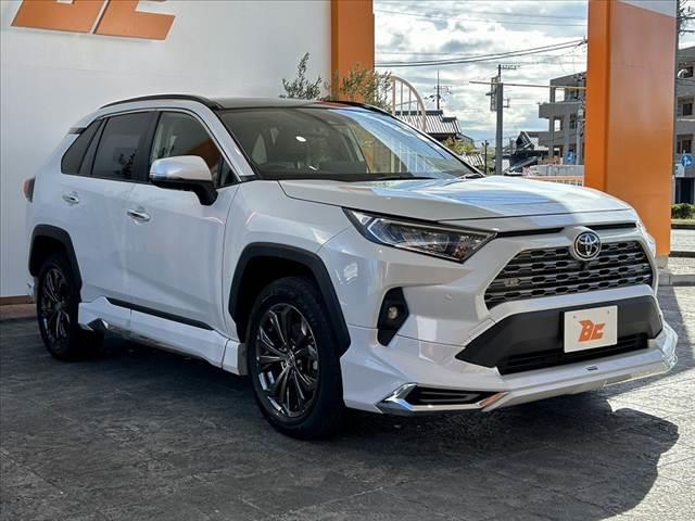 RAV4 中期 禁煙 パノラマルーフ モデリスタ 10.5型ナビ 全方位 ETC セーフティ BSM LED クルコン シートヒータ エアーシート ルーフレール Pゲート スマートキ Pスタ ハンドルヒータ(8枚目)