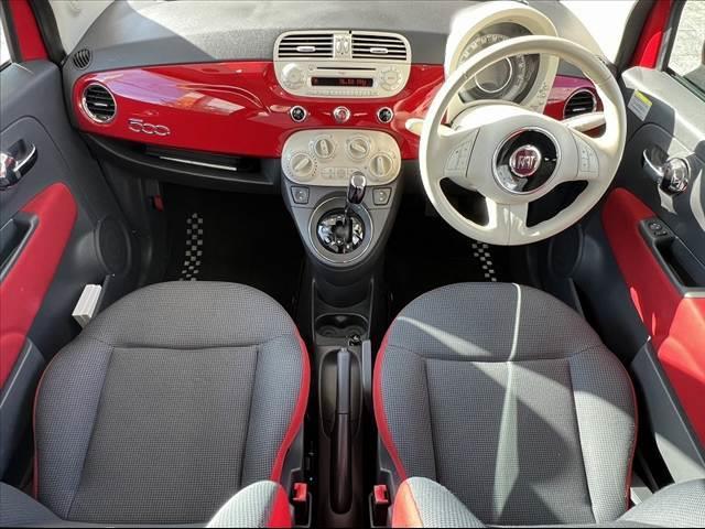 500 1.2 ポップ 禁煙 CDオーディオ 5速デュアロジック リモコンキー シートリフター SRSエアバッグ チルトステアリング シートアンダーボックス バニティミラー ノーマルルーフ ハロゲンヘッドライト ボディ同色(2枚目)