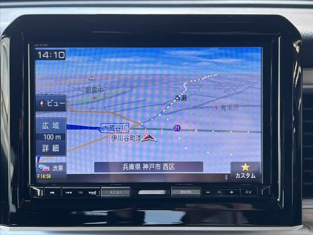 クロスビー ハイブリッドＭＺ　禁煙　８型ナビ　全方位モニタ　セーフティ　ＬＥＤ　クルコン　ＢＴオーディオ　ＤＶＤ　Ａライト　ステリモ　レーンキープ　アイドリングストップ　パドルシフト　ターボ　フルセグ　ＥＴＣ　スマートキー（3枚目）