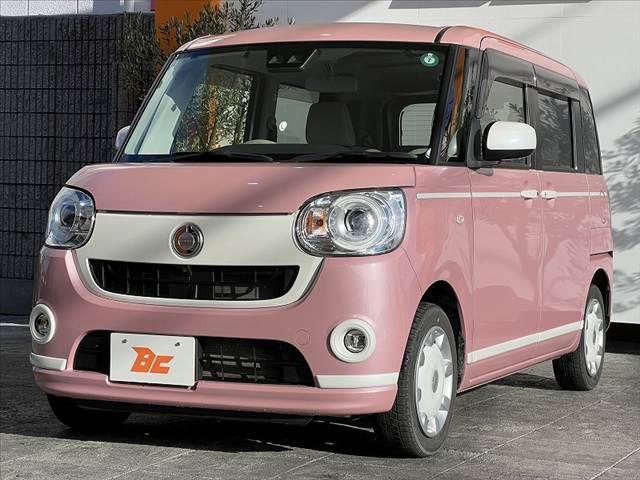 ムーヴキャンバス Ｇホワイトアクセントリミテッド　ＳＡＩＩＩ　後期　禁煙　両電スラ　全方位モニタ　ナビ　ＬＥＤ　ＥＴＣ　ＢＴオーディオ　ＤＶＤ　フルセグ　スマートキー　Ｐスタート　アイドリングストップ　スマートアシスト　Ａハイビーム　スタッドレス　Ａライト（10枚目）