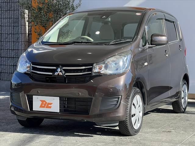 eKワゴン E e-アシスト 後期 禁煙 車検整備付 ナビ Bモニ キーレス シートヒーター ABS SRSエアバッグ 地デジ ACソケット ISOFIX ヘッドライトレベライザー 集中ドアロック ドアバイザー バニティミラー(10枚目)