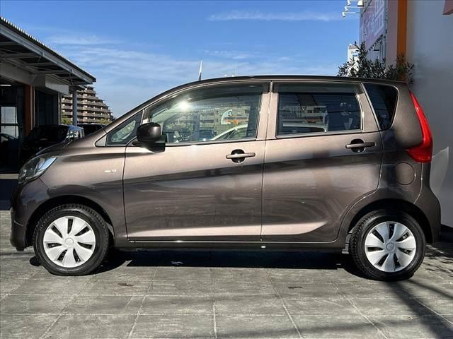 eKワゴン E e-アシスト 後期 禁煙 車検整備付 ナビ Bモニ キーレス シートヒーター ABS SRSエアバッグ 地デジ ACソケット ISOFIX ヘッドライトレベライザー 集中ドアロック ドアバイザー バニティミラー(11枚目)