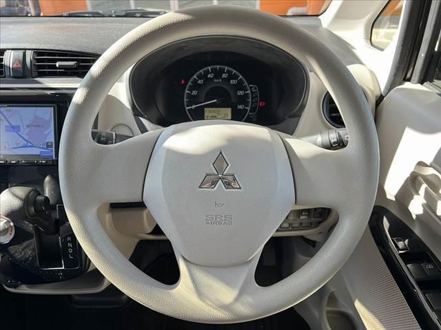 eKワゴン E e-アシスト 後期 禁煙 車検整備付 ナビ Bモニ キーレス シートヒーター ABS SRSエアバッグ 地デジ ACソケット ISOFIX ヘッドライトレベライザー 集中ドアロック ドアバイザー バニティミラー(25枚目)