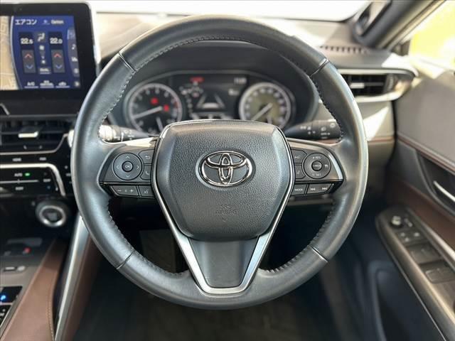 ハリアー Ｚ　禁煙　車検整備付　調光パノラマルーフ　全方位モニタ　ＪＢＬ　セーフティセンス　ＢＳＭ　１２．３型ナビ　ＥＴＣ　デジタルミラー　ＬＥＤ　純１９インチＡＷ　ＨＵＤ　クルコン　レーンキープ　フルセグ（21枚目）