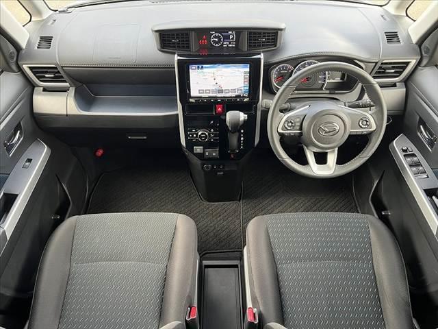 トール カスタムG 後期 禁煙 車検整備付 9インチナビ スマートアシスト シートヒーター Bモニター 両電スラ フルセグ ETC ステリモ BT レーダークルーズ 電子パーキング Aライト Aストップ 後席テーブル(2枚目)