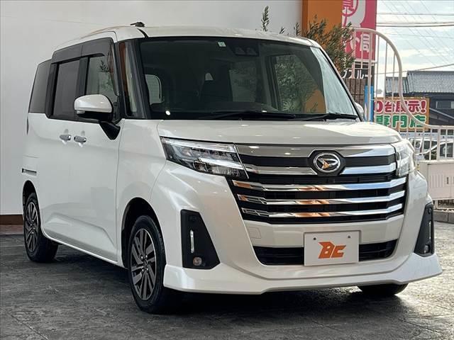 トール カスタムG 後期 禁煙 車検整備付 9インチナビ スマートアシスト シートヒーター Bモニター 両電スラ フルセグ ETC ステリモ BT レーダークルーズ 電子パーキング Aライト Aストップ 後席テーブル(8枚目)