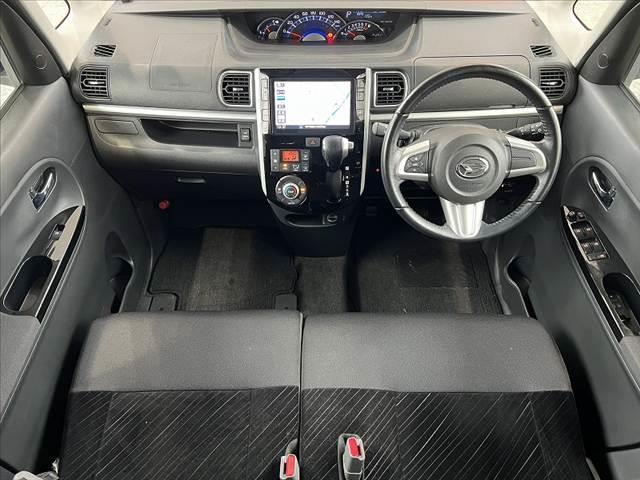 タント カスタムRS SAII 後期 禁煙 ターボ 純正ナビ フルセグ Bモニ 両電スラ LED DVD再生 スマートキー Pスタート Aライト Aストップ ETC BT ステリモ フォグランプ HDMI・USB端子 革巻きステア(2枚目)