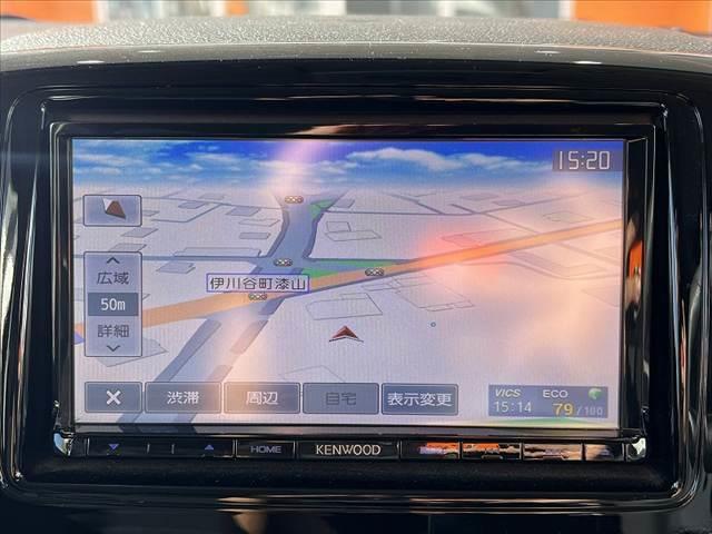 スペーシアカスタム ＴＳ　車検整備付　ローダウン　ナビ　地デジ　ＤＶＤ　両電スラ　外アルミ　ＨＩＤヘッド　フォグ　外グリル　スマートキー　Ｐスタート　ロールカーテン　Ｐガラス　トップシェードガラス　オーバーヘッドコンソール（3枚目）