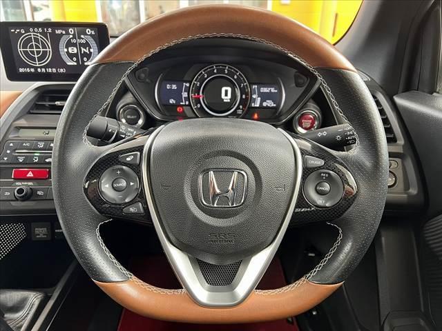 S660 αブルーノレザーエディション 禁煙 6速MT センターディスプレイ バックモニター Aライト クルーズコントロール ETC BTオーディオ スマートキー ステリモ 純15インチAW LED HDMI Pスタート SRSエアバッグ(23枚目)