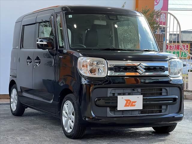 スペーシア ハイブリッドX 禁煙 全方位 LED HUD 両電スラ 純正8型ナビ フルセグ セーフティS Pスタート Aライト Aハイビーム Aストップ ステリモ シートヒーター シートリフター 純正14インチAW DVD再生(8枚目)