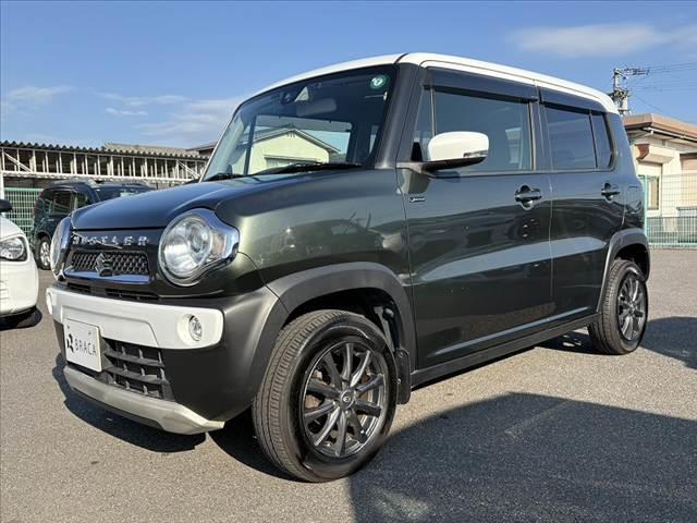 ハスラー Ｊスタイル　レーダーブレーキサポート　誤発進抑制機能　Ｓーエネチャージ　ＨＩＤ　オートライト　社外アルミ　社外ナビ　Ｂカメラ　ＤＶＤ再生　Ｂｌｕｅｔｏｏｔｈ　スマートキー　Ｐスタート　ＥＴＣ　革巻きハンドル（8枚目）