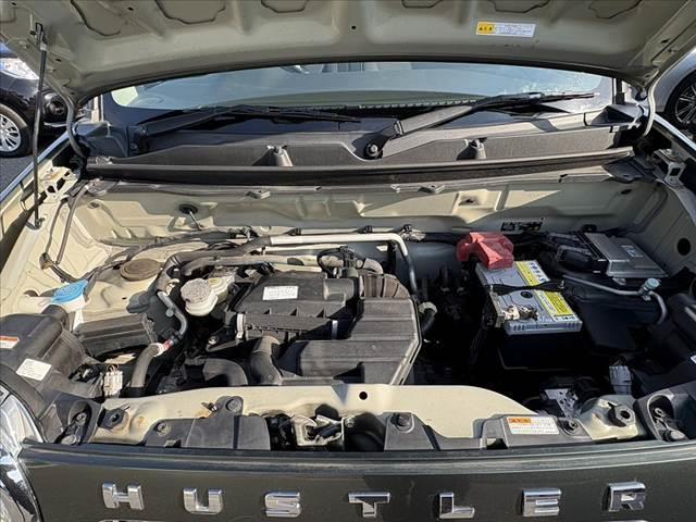 ハスラー Ｊスタイル　レーダーブレーキサポート　誤発進抑制機能　Ｓーエネチャージ　ＨＩＤ　オートライト　社外アルミ　社外ナビ　Ｂカメラ　ＤＶＤ再生　Ｂｌｕｅｔｏｏｔｈ　スマートキー　Ｐスタート　ＥＴＣ　革巻きハンドル（20枚目）