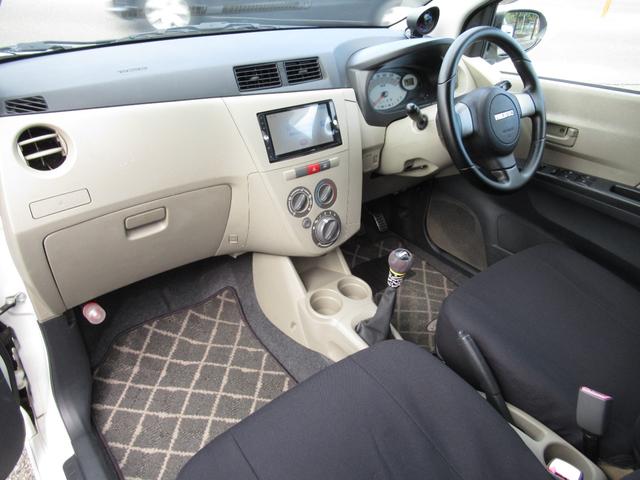 ミラ Ｌ　５ＭＴ　カスタム車　エアロ　エスペリアダウンサス　柿本マフラー　社外１５インチアルミ　ＭＯＭＯステアリング　フルセグＴＶナビ　Ｂｌｕｅｔｏｏｔｈ機能　バックカメラ　ドラレコ　ＥＴＣ　整備・内外装仕上済（58枚目）
