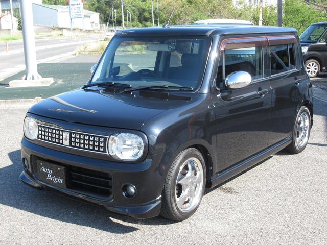 アルトラパン T Lパッケージ ターボ 自社フルカスタム スズキスポーツエアロ モンスタースポーツマフラー 新品エスペリア製ダウンサス work:LS15インチアルミ モニター 音響カスタム ナルディ タコ 整備・外装磨・室内清掃(29枚目)