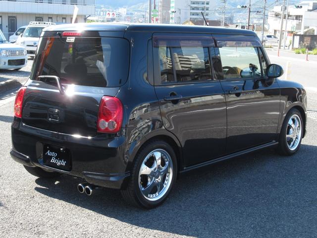 アルトラパン T Lパッケージ ターボ 自社フルカスタム スズキスポーツエアロ モンスタースポーツマフラー 新品エスペリア製ダウンサス work:LS15インチアルミ モニター 音響カスタム ナルディ タコ 整備・外装磨・室内清掃(37枚目)