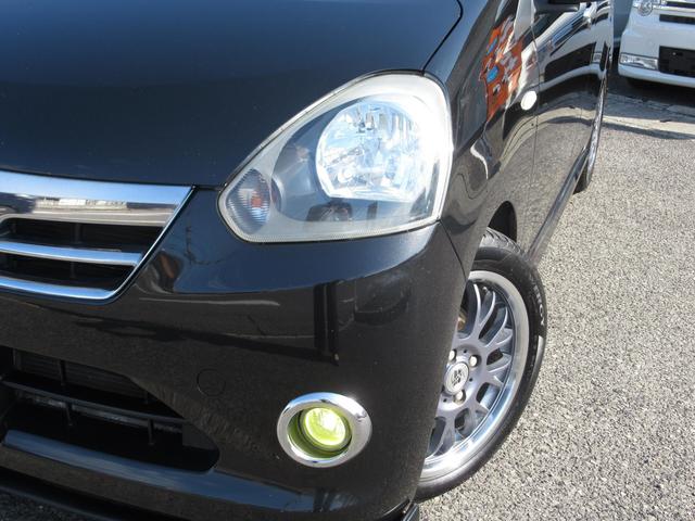 ミライース Ｘ　メモリアルエディション　カスタム車　エアロ　ウィング　新品エスペリア製ダウンサス　１５インチアルミ　レザー調シートカバー　ＭＯＭＯステ　ＴＶナビ　Ｂｌｕｅｔｏｏｔｈ機能　バックカメラ　ＥＴＣ　整備・外装磨・ルームクリーニング（25枚目）