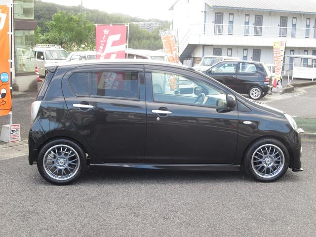 ミライース Ｘ　メモリアルエディション　カスタム車　エアロ　ウィング　新品エスペリア製ダウンサス　１５インチアルミ　レザー調シートカバー　ＭＯＭＯステ　ＴＶナビ　Ｂｌｕｅｔｏｏｔｈ機能　バックカメラ　ＥＴＣ　整備・外装磨・ルームクリーニング（39枚目）