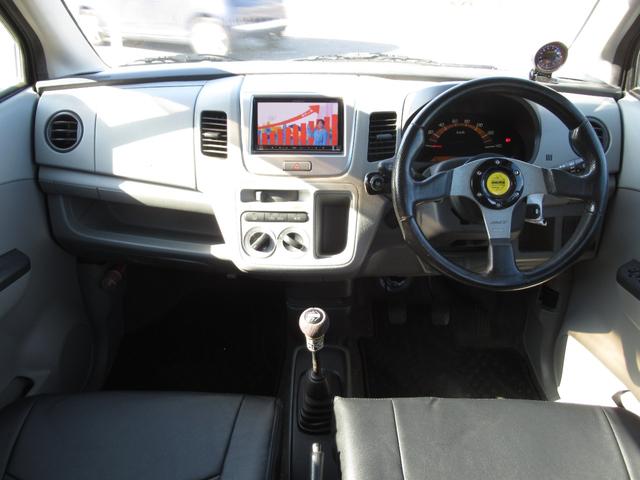 ワゴンR FX 5MT エアロ エアクリ マフラー サス MOMO タコ TVナビ 整備・外装磨・車内清掃(62枚目)