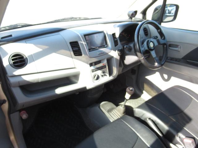 ワゴンR FX 5MT エアロ エアクリ マフラー サス MOMO タコ TVナビ 整備・外装磨・車内清掃(63枚目)