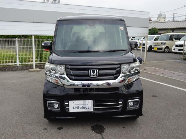 Ｎ－ＢＯＸカスタム ＧターボＳＳブラックスタイルパッケージ　ホンダギャザーズナビ（ＶＸＭ－１７４ＶＦＩ）　両側パワースライドドア　ＥＴＣ車載器　ＴＶ　ＢＴ接続　ＤＶＤ／ＣＤ　テールゲート交換歴あり（8枚目）