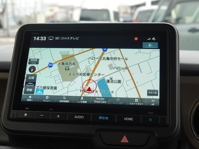 Ｎ－ＢＯＸジョイ ターボ　当店デモカー　ホンダセンシング　ホンダコネクトナビ（ＶＸＭ２４５ＺＦＥｉ）ドライブレコーダー前後タイプ（ＤＲＨ２２４ＳＤ）　禁煙車（3枚目）