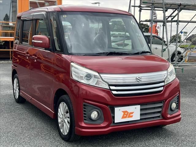 スペーシアカスタム ＧＳ　後期　デュアルカメラブレーキサポート　電動スライドドア　電動格納ミラー　スマートキー　Ｐスタート　シートヒーター　ステリモ　１２Ｖ電源　Ｐガラス　シートリフター　バイザー　アームレスト（10枚目）