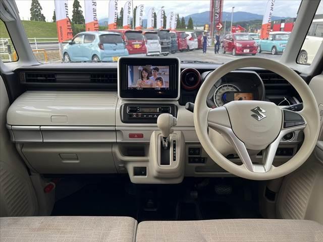スペーシア ハイブリッドＸ　セーフティサポート　両側電動スライドドア　ＳＤナビ／フルセグ／Ｂｌｕｅｔｏｏｔｈ／ＤＶＤ　バックカメラ　ＥＴＣ　コーナーセンサー　前後ドラレコ　Ａライト　シートヒーター　ロールサンシェード　横滑り防止（2枚目）