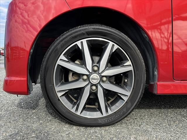 デイズルークス ハイウェイスター　Ｇターボ　車検整備付　後期　ターボ　ツートーン　エマブレ　アラビュー　両電スラ　クルコン　アイドリングストップ　ハイビームアシスト　オートライト　ステリモ　ロールサンシェード　インテリキー×２　プッシュスタート（46枚目）