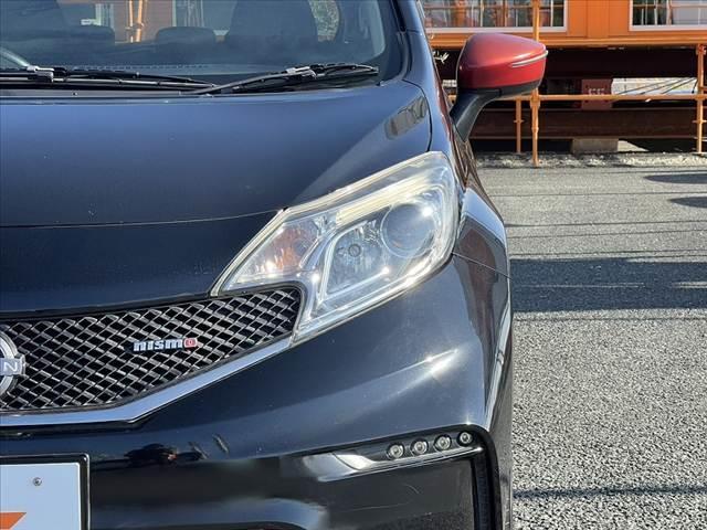 ノート ニスモ　ＬＥＤヘッドライト　スポーツシート　スーパーチャージャー　柿本改マフラー　社外ナビ／フルセグ／ＤＶＤ／ＢＴ　Ｂモニター　ＥＴＣ　Ｐスタート　インテリキー×２　アイドリングストップ　Ａライト　フォグ（43枚目）