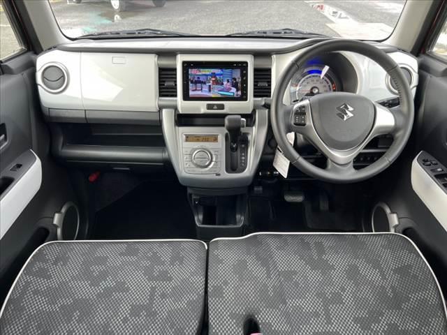 ハスラー 　後期　全方位モニター　純正ナビ／Ｂｌｕｅｔｏｏｔｈ　ツートン　デュアルカメラサポート　Ａストップ　Ｓ－エネチャージ　スマートキー　革巻きステア　ステリモ　電動格納ミラー　チルトステア　シートヒーター（2枚目）