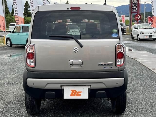 ハスラー 　レーダーブレーキサポート　社外ナビ／ＢＴ／Ｂカメラ　前席シートヒーター　アイドリングストップ　横滑り防止装置　プッシュスタート　スマートキー　シートリフト　純正アルミ　セキュリティ　フォグランプ（14枚目）