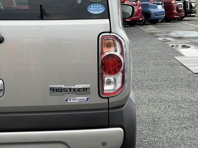 ハスラー 　レーダーブレーキサポート　社外ナビ／ＢＴ／Ｂカメラ　前席シートヒーター　アイドリングストップ　横滑り防止装置　プッシュスタート　スマートキー　シートリフト　純正アルミ　セキュリティ　フォグランプ（40枚目）