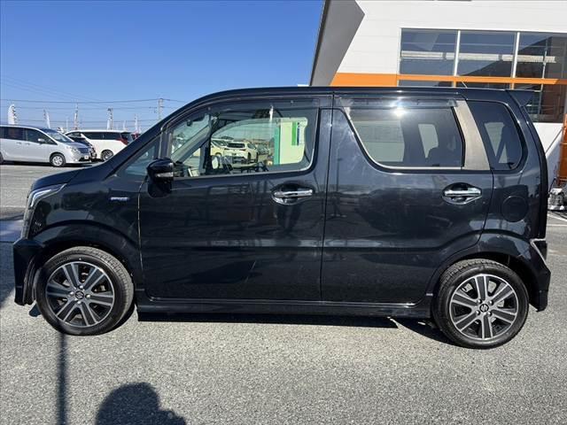 ワゴンRスティングレー ハイブリッドT 社外8インチナビ フルセグ DVD BT ターボ セーフティサポート HUD ETC クルコン LEDヘッドライト Aライト ステリモ スマートキー Pスタート フォグ Aストップ 電格ミラー(11枚目)