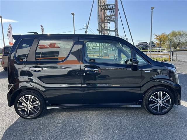 ワゴンRスティングレー ハイブリッドT 社外8インチナビ フルセグ DVD BT ターボ セーフティサポート HUD ETC クルコン LEDヘッドライト Aライト ステリモ スマートキー Pスタート フォグ Aストップ 電格ミラー(12枚目)