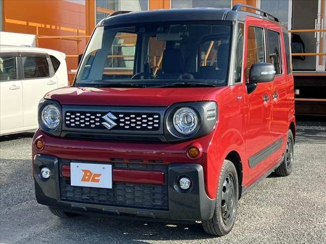 スペーシアギア ハイブリッドＸＺ　ターボ　禁煙　ツートン　社外フルセグナビ／Ｂｌｕｅｔｏｏｔｈ　両側電動スライドドア　セーフティサポート　ＬＥＤヘッド　革巻きステア　アームレスト　シートヒーター　スマートキー　Ｐスタート（8枚目）