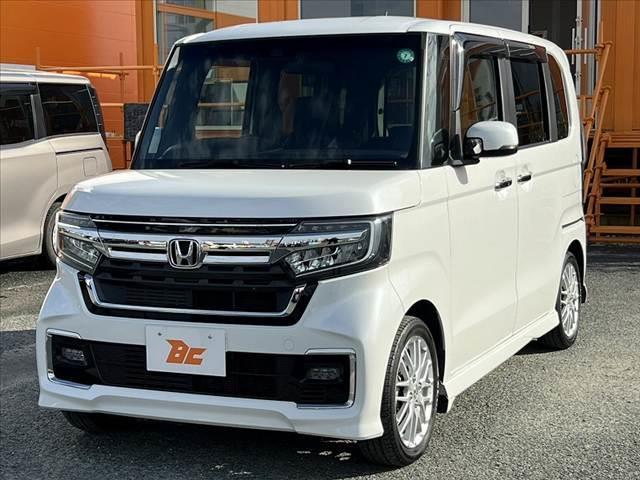 N-BOXカスタム 車検整備付 後期 ターボ ホンダセンシング 純正8インチナビ/フルセグ/DVD/BT 両電スラ スマートキー Bモニター ETC ステリモ パドルシフト シートヒーター シートリフター Aライト(8枚目)