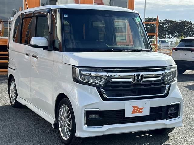 N-BOXカスタム 車検整備付 後期 ターボ ホンダセンシング 純正8インチナビ/フルセグ/DVD/BT 両電スラ スマートキー Bモニター ETC ステリモ パドルシフト シートヒーター シートリフター Aライト(10枚目)