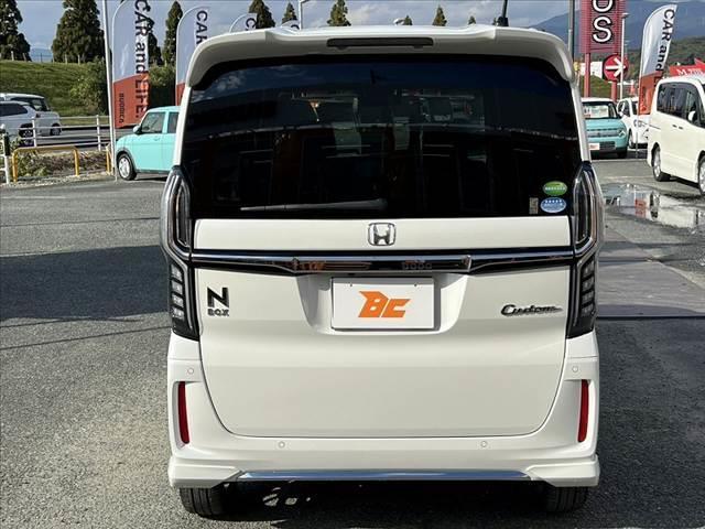 N-BOXカスタム 車検整備付 後期 ターボ ホンダセンシング 純正8インチナビ/フルセグ/DVD/BT 両電スラ スマートキー Bモニター ETC ステリモ パドルシフト シートヒーター シートリフター Aライト(14枚目)