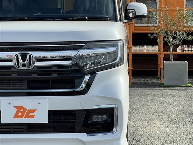 N-BOXカスタム 車検整備付 後期 ターボ ホンダセンシング 純正8インチナビ/フルセグ/DVD/BT 両電スラ スマートキー Bモニター ETC ステリモ パドルシフト シートヒーター シートリフター Aライト(44枚目)