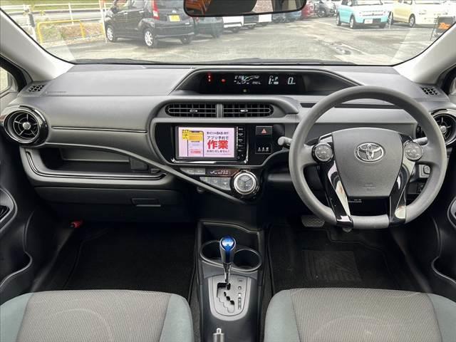 アクア Ｓスタイルブラック　中期　車検整備付　禁煙　ナビ／ＴＶ／Ｂｌｕｅｔｏｏｔｈ　Ｂモニター　セーフティセンス　シートヒーター　横滑り防止　電格ミラー　スマートキー　プッシュスタート　ＥＴＣ　車線逸脱（2枚目）