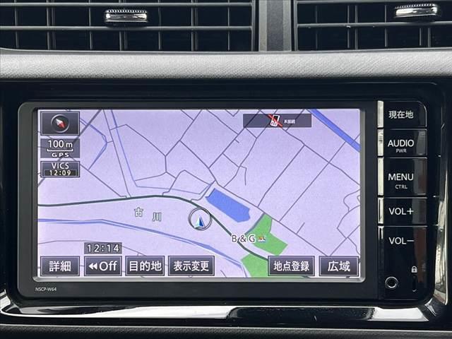 アクア Ｓスタイルブラック　中期　車検整備付　禁煙　ナビ／ＴＶ／Ｂｌｕｅｔｏｏｔｈ　Ｂモニター　セーフティセンス　シートヒーター　横滑り防止　電格ミラー　スマートキー　プッシュスタート　ＥＴＣ　車線逸脱（3枚目）