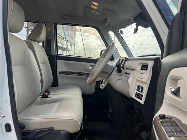 ムーヴキャンバス Xメイクアップリミテッド SAIII 後期 車検整備付 ツートン SA3 パノラマモニター 社外ナビ/フルセグ 両電スラ スマートキー×2 Pスタート ETC シートリフター Aストップ ステリモ レベライザー 横滑り防止機能(16枚目)