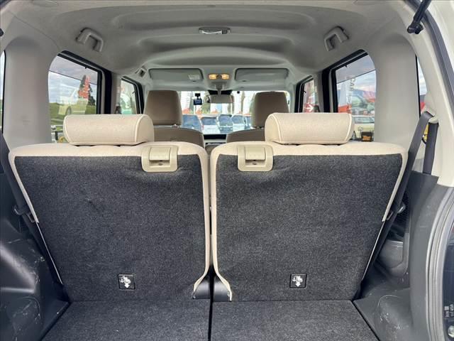 ムーヴキャンバス Xメイクアップリミテッド SAIII 後期 車検整備付 ツートン SA3 パノラマモニター 社外ナビ/フルセグ 両電スラ スマートキー×2 Pスタート ETC シートリフター Aストップ ステリモ レベライザー 横滑り防止機能(20枚目)