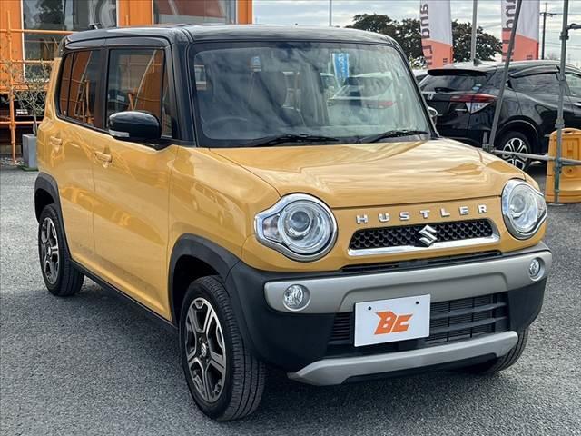 ハスラー 　後期　車検整備付　ツートン　社外ナビ　地デジ　デュアルカメラブレーキＳ　Ｂモニター　Ａストップ　ＨＩＤヘッドライト　Ａライト　スマートキー×２　Ｐスタート　シートヒーター　シートリフター　Ｐガラス（10枚目）