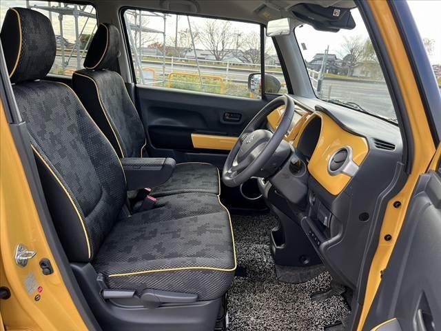 ハスラー 　後期　車検整備付　ツートン　社外ナビ　地デジ　デュアルカメラブレーキＳ　Ｂモニター　Ａストップ　ＨＩＤヘッドライト　Ａライト　スマートキー×２　Ｐスタート　シートヒーター　シートリフター　Ｐガラス（16枚目）