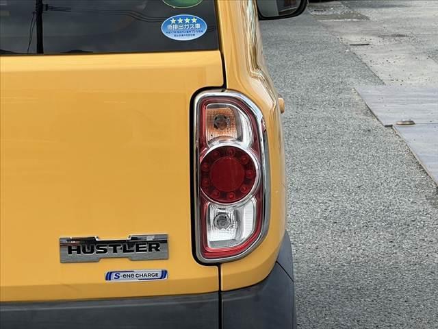 ハスラー 　後期　車検整備付　ツートン　社外ナビ　地デジ　デュアルカメラブレーキＳ　Ｂモニター　Ａストップ　ＨＩＤヘッドライト　Ａライト　スマートキー×２　Ｐスタート　シートヒーター　シートリフター　Ｐガラス（41枚目）